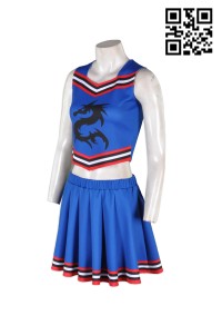 CH115 custom design cheerleading vest and skirt  cheerleading gear  two piece cheerleader outfit  cheerleader outfit kind